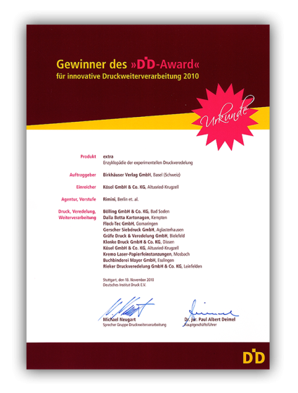 Innovationspreis der deutschen Druckindustrie 2006 