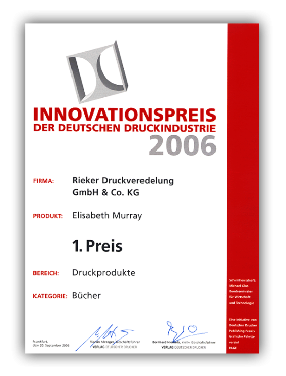 Innovationspreis der deutschen Druckindustrie 2006 