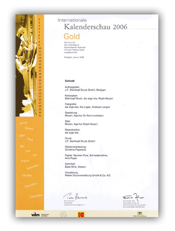 Innovationspreis der deutschen Druckindustrie 2006 