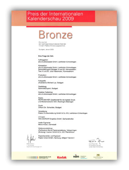 Internationale Kalenderschau 2009
