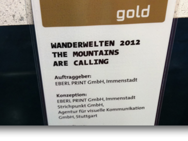 Zum dritten Mal Gold, beim Gregor International Calendar Award