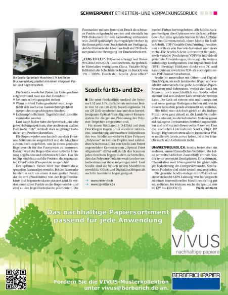 Wie geprägt, aber doch lackiert: 3-D-Effekte mit fühlbaren Dimensionen.