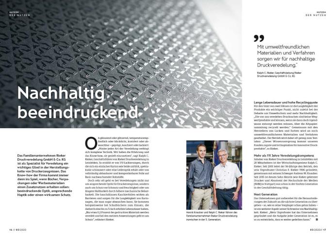 "Nachhaltig beeindruckend"