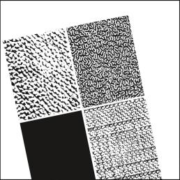 Maske Strukturlack schrumpf Siebdruck