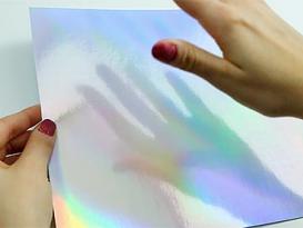 Hologrammfolie transparent – Folienkaschierung - 5.05
