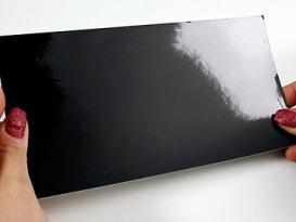 Acetatfolie-Schwarz glänzend – Folienkaschierung - 5.09 